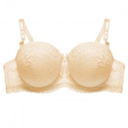 1/2 szklanki koronki biustonosz Sexy Super biustonosze push-up dla kobiet moda 6 kolorów kobiet fiszbiny bielizna kwiatowy biust