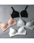 CINOON Sexy Gather biustonosze dla kobiet bielizna push-up biustonosz bezszwowy biustonosz bez fiszbin Backless Plunge Intimates