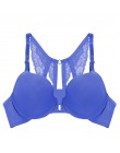 New Arrival biustonosz seksowny biustonosz Push-Up biustonosz zapinany z przodu dla kobiet motyl Racerback biustonosz małe piers