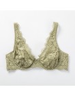 DOBREVA damska bez podszewki Plunge Bralette seksowna bielizna bielizna dla kobiet koronkowa biustonosz z fiszbinami