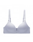 CINOON Sexy Gather biustonosze dla kobiet bielizna push-up biustonosz bezszwowy biustonosz bez fiszbin Backless Plunge Intimates