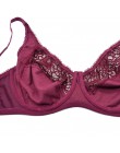 Koronkowe biustonosze damskie przezroczyste biustonosz z fiszbinami seksowna bielizna bielizna perspektywa Plus rozmiar Bralette