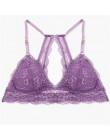 Finetoo Fashion 3/4 Cup czarny biustonosz bez fiszbin kobiet bez podszewki bielizna Sexy biustonosz kwiecista koronka dla kobiet