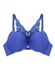 New Arrival biustonosz seksowny biustonosz Push-Up biustonosz zapinany z przodu dla kobiet motyl Racerback biustonosz małe piers