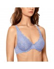 DOBREVA damska bez podszewki Plunge Bralette seksowna bielizna bielizna dla kobiet koronkowa biustonosz z fiszbinami