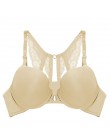 New Arrival biustonosz seksowny biustonosz Push-Up biustonosz zapinany z przodu dla kobiet motyl Racerback biustonosz małe piers