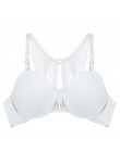 New Arrival biustonosz seksowny biustonosz Push-Up biustonosz zapinany z przodu dla kobiet motyl Racerback biustonosz małe piers
