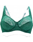 Koronkowe biustonosze damskie przezroczyste biustonosz z fiszbinami seksowna bielizna bielizna perspektywa Plus rozmiar Bralette