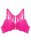 New Arrival biustonosz seksowny biustonosz Push-Up biustonosz zapinany z przodu dla kobiet motyl Racerback biustonosz małe piers