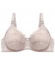 Plus rozmiar biustonosz D E Cup Sexy koronkowe biustonosze dla kobiet duży rozmiar biustonosz nieusztywniany push up moda bieliz