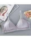 DERUILADY Sexy głębokie V jednolity kolor kobiet biustonosz cienki pasek biustonosz Push Up fiszbina do biustonosza bez szwu bie