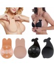 Sexy silikonowe niewidoczne bielizna wkładki do stanika wielokrotnego użytku kobiety naklejki na piersi płatki podnieś Kawaii os