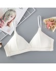 DERUILADY Sexy głębokie V jednolity kolor kobiet biustonosz cienki pasek biustonosz Push Up fiszbina do biustonosza bez szwu bie