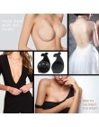 Sexy silikonowe niewidoczne bielizna wkładki do stanika wielokrotnego użytku kobiety naklejki na piersi płatki podnieś Kawaii os