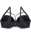 Ultra cienkie kobiety koronki biustonosz biustonosze plus Size superpiękne z przodu Bralette bielizna damska Sexy głębokie V duż