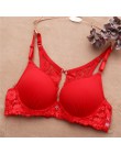 Kobiety biustonosz Sexy koronkowa bielizna bez pleców moda biustonosze push-up dla kobiet C D biustonosz nieusztywniany miękka b