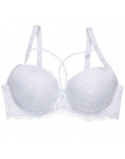 Ultra cienkie kobiety koronki biustonosz biustonosze plus Size superpiękne z przodu Bralette bielizna damska Sexy głębokie V duż