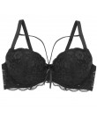 Ultra cienkie kobiety koronki biustonosz biustonosze plus Size superpiękne z przodu Bralette bielizna damska Sexy głębokie V duż