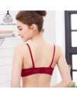 Biustonosze push-up dla kobiet seksowna bielizna koronkowe kwiatowe hafty biustonosz biustonosz bez szwu bezprzewodowy BH Bralet