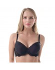 7610 Plus rozmiar biustonosz 30 32 34 36 38 40 42 44 46 D/DD/DDD/E/F/FF/G puchar fiszbiny Push Up Sexy koronkowy biustonosz dla 