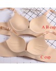 Sexy głębokie U biustonosze dla kobiet bielizna push-up biustonosz bezszwowy biustonosz bez fiszbin Backless Plunge Intimates bi