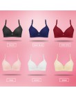 B C Cup biustonosz bez fiszbin dla kobiet Ladies 2019 oddychająca seksowna bielizna kobieta moda biustonosz Push Up komfort bezp