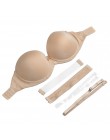 Seksowne biustonosze Push-Up Bralette bielizna damska biustonosz bez ramiączek niewidoczna koszulka weselna soutien wąwóz BH A B