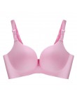 Sexy głębokie U biustonosze dla kobiet bielizna push-up biustonosz bezszwowy biustonosz bez fiszbin Backless Plunge Intimates bi