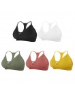 Kobiety biustonosze bluzka bawełniana Bralette seksowna bielizna moda Hollow biustonosz wyściełane bez pleców biustonosz bez fis