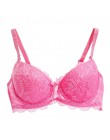 Kobiety usztywniane biustonosze dla pani koronkowa seksowna bielizna biustonosz seksowna kwiecisty biustonosz koronkowy Bralette