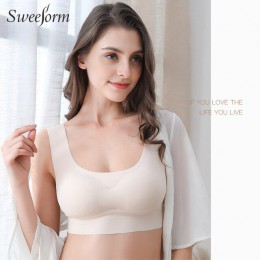 Sweeform Sexy biustonosze push-up dla kobiet komfort miękki biustonosz bez fiszbin biustonosz bezszwowy bielizna damska biustono