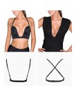 Letnia bielizna dla kobiet podnieś Sexy Bralette Low-cut bez pleców biustonosz push Up bez podszewki tube najlepsza bielizna pre