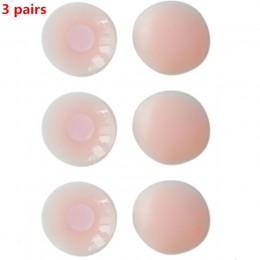 3 Pairs Sexy biustonosz bez ramiączek samoprzylepne silikonowe sutek piersi pasty pokrywa wielokrotnego użytku bielizna kobiety 