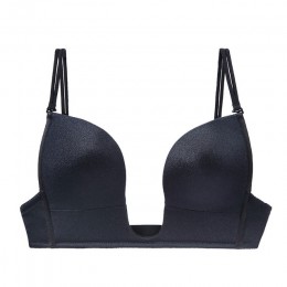 Letnia bielizna dla kobiet podnieś Sexy Bralette Low-cut bez pleców biustonosz push Up bez podszewki tube najlepsza bielizna pre