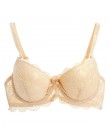 Kobiety usztywniane biustonosze dla pani koronkowa seksowna bielizna biustonosz seksowna kwiecisty biustonosz koronkowy Bralette