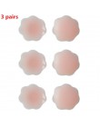 3 Pairs Sexy biustonosz bez ramiączek samoprzylepne silikonowe sutek piersi pasty pokrywa wielokrotnego użytku bielizna kobiety 