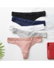 3 sztuk/partia damskie bawełniane stringi stringi majtki String bielizna kobiety figi Sexy bielizna spodnie intymne panie list L