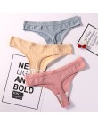 Seksowna bielizna damska bawełniana stringi stringi majteczki stringi bielizna damska figi spodnie intymne damskie Low-Rise 1 sz
