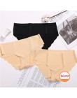 3 sztuk/partia majtki bezszwowe zestaw bielizna kobiet komfort Intimates moda kobiet niski wzrost majtki 6 kolory bielizna Drop 
