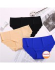 3 sztuk/partia majtki bezszwowe zestaw bielizna kobiet komfort Intimates moda kobiet niski wzrost majtki 6 kolory bielizna Drop 
