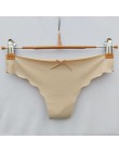 Hot Silk Sexy kobiety stringi g string bezszwowe majtki bielizna damska majtki Tanga niski wzrost bielizna majtki Intimates 8730