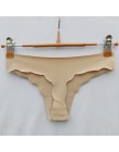 Hot Silk Sexy kobiety stringi g string bezszwowe majtki bielizna damska majtki Tanga niski wzrost bielizna majtki Intimates 8730