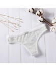 Seksowna bielizna damska bawełniana stringi stringi majteczki stringi bielizna damska figi spodnie intymne damskie Low-Rise 1 sz