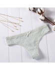 Seksowna bielizna damska bawełniana stringi stringi majteczki stringi bielizna damska figi spodnie intymne damskie Low-Rise 1 sz
