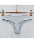 Hot Silk Sexy kobiety stringi g string bezszwowe majtki bielizna damska majtki Tanga niski wzrost bielizna majtki Intimates 8730