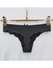 Hot Silk Sexy kobiety stringi g string bezszwowe majtki bielizna damska majtki Tanga niski wzrost bielizna majtki Intimates 8730
