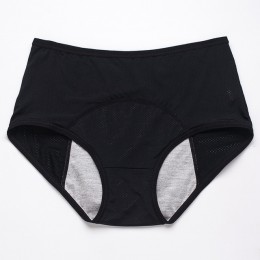 Szczelna majtki menstruacyjne spodnie fizjologiczne kobiety bielizna okres bawełna wodoodporne figi Plus rozmiar bielizna damska