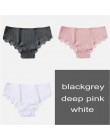M-XL majtki damskie 3 sztuk/zestaw bawełna Solid Color Girl figi Sexy bielizna damska bielizna damska kalesony kobiety Intimate 