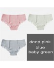M-XL majtki damskie 3 sztuk/zestaw bawełna Solid Color Girl figi Sexy bielizna damska bielizna damska kalesony kobiety Intimate 