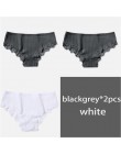 M-XL majtki damskie 3 sztuk/zestaw bawełna Solid Color Girl figi Sexy bielizna damska bielizna damska kalesony kobiety Intimate 